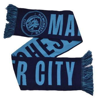 Manchester City szalik zimowy Wordmark
