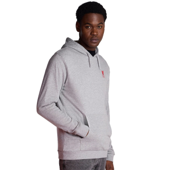 Liverpool męska bluza z kapturem Overhead grey
