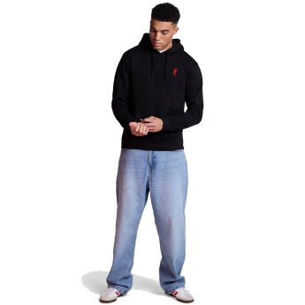 Liverpool męska bluza z kapturem Overhead black