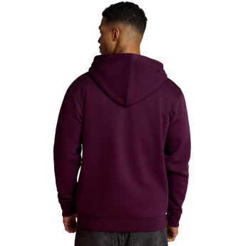 Liverpool męska bluza z kapturem Zip Thru cherry