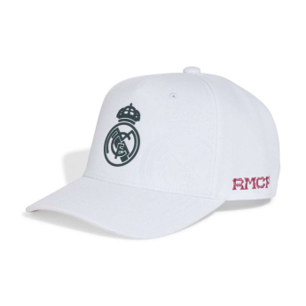 Real Madryt czapka flat baseballówka Snapback white