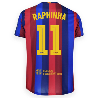 Barcelona piłkarska koszulka meczowa replika 26/27 Home Raphinha