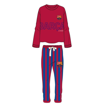 Barcelona piżama męska Long red