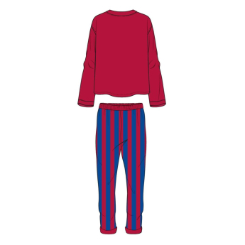 Barcelona piżama męska Long red
