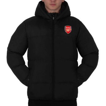 Arsenal męska kurtka zimowa Quilted black