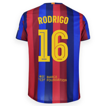 Barcelona piłkarska koszulka meczowa replika 26/27 Home Rodrigo