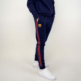 Barcelona męskie spodnie od dresu Stripe navy