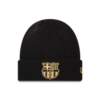 Barcelona czapka zimowa Cuff Knit gold