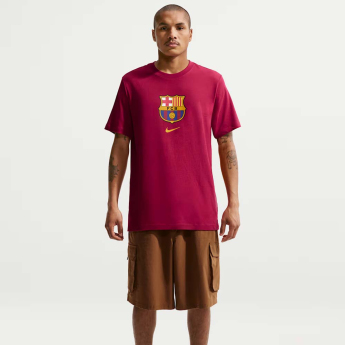 Barcelona koszulka męska Club Crest red