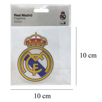 Samolepka se znakem REAL MADRID 10 × 10 cm