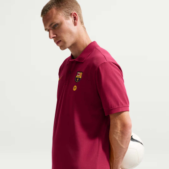 Barcelona męska koszulka polo Club Crest red