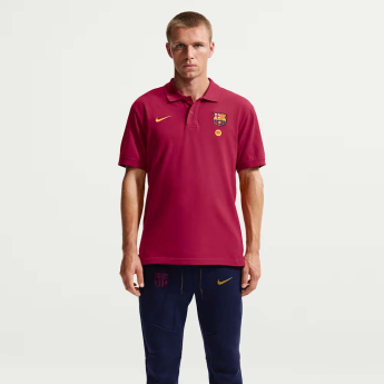 Barcelona męska koszulka polo Club Crest red