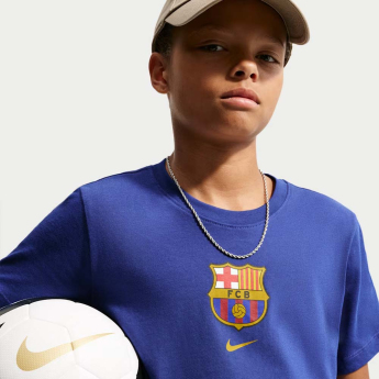 Barcelona koszulka dziecięca Club Crest blue