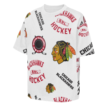 Chicago Blackhawks koszulka dziecięca NHL Unstoppable All Over Print Short Sleeve Elevated