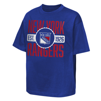 New York Rangers koszulka dziecięca NHL Shot Speed Short Sleeve Elevated