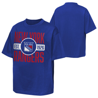 New York Rangers koszulka dziecięca NHL Shot Speed Short Sleeve Elevated