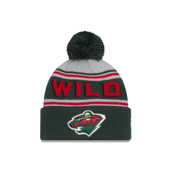 Minnesota Wild czapka zimowa NHL Pom Wordmark