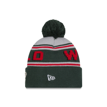 Minnesota Wild czapka zimowa NHL Pom Wordmark