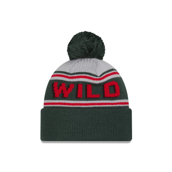 Minnesota Wild czapka zimowa NHL Pom Wordmark