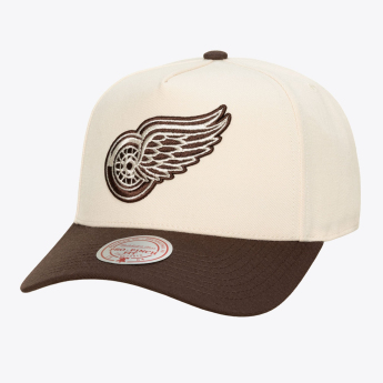 Detroit Red Wings czapka baseballówka NHL Brown and Cream Pro Snapback