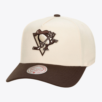 Pittsburgh Penguins czapka baseballówka NHL Brown and Cream Pro Snapback