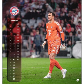 Kalendář BAYERN MNICHOV 2027 Postcard