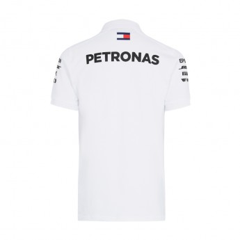 Mercedes AMG Petronas męska koszulka polo white F1 Team 2018