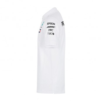 Mercedes AMG Petronas męska koszulka polo white F1 Team 2018