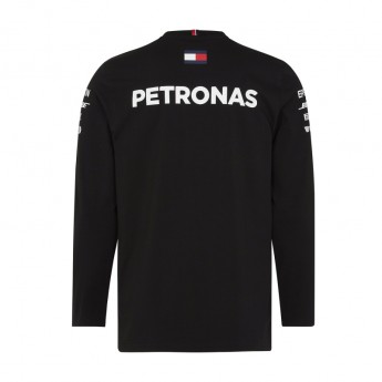 Koszulka męska Longsleeve czarna Mercedes AMG Petronas F1 Team 2018