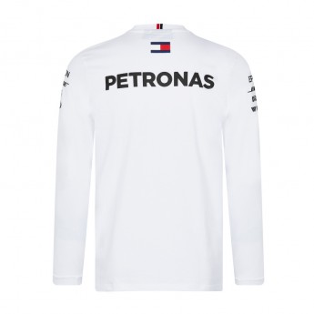 Mercedes AMG Petronas męska koszulka z długim rękawem Longsleeve white F1 Team 2018
