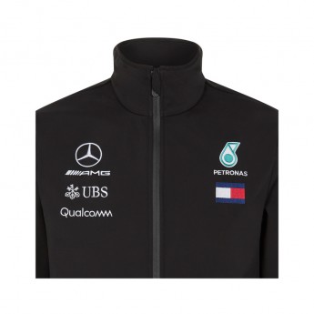 Mercedes AMG Petronas kurtka męska black Softshell F1 Team 2018