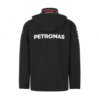 Mercedes AMG Petronas męska kurtka z kapturem black Rain F1 Team 2018