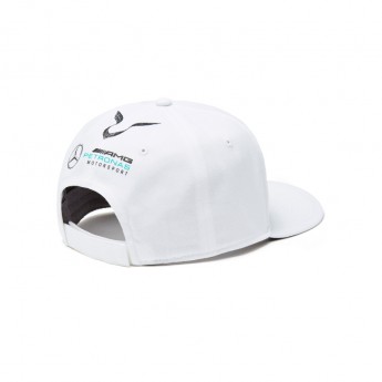 Mercedes AMG Petronas czapka flat baseballówka Lewis Hamilton white F1 Team 2018