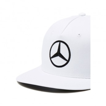 Mercedes AMG Petronas czapka flat baseballówka Lewis Hamilton white F1 Team 2018