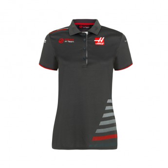 Haas F1 damska koszulka polo grey 2018