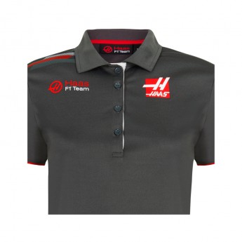 Haas F1 damska koszulka polo grey 2018