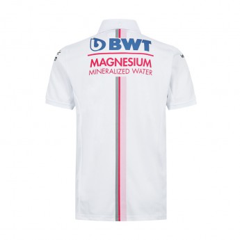Force India F1 męska koszulka polo white Sahara F1 Team 2018