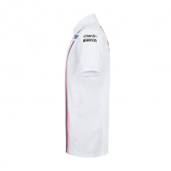 Force India F1 męska koszulka polo white Sahara F1 Team 2018