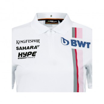 Koszulka Polo damska biała Sahara Force India F1 Team 2018