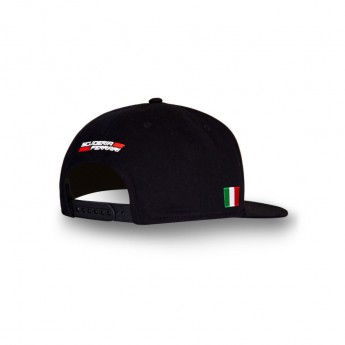 Ferrari czapka flat baseballówka Brim SF Black F1 Team 2018