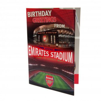 Arsenal życzenia urodzinowe Pop-Up Birthday Card
