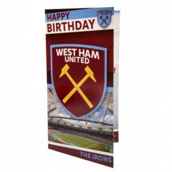 West Ham United życzenia urodzinowe Birthday Card