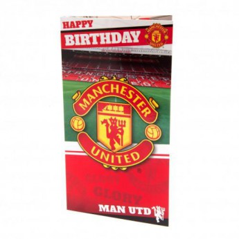 Manchester United życzenia urodzinowe Birthday Card Stadium