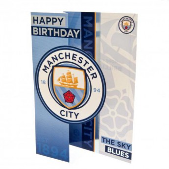 Manchester City życzenia urodzinowe Birthday Card