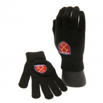West Ham United rękawice dziecięce Knitted Gloves Junior