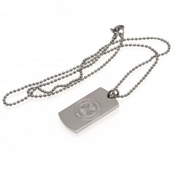 FC Celtic naszyjnik z zawieszką Engraved Dog Tag & Chain