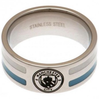 Manchester City pierścionek Colour Stripe Ring Large