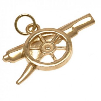 Arsenal złoty brelok 9ct Gold Pendant Cannon