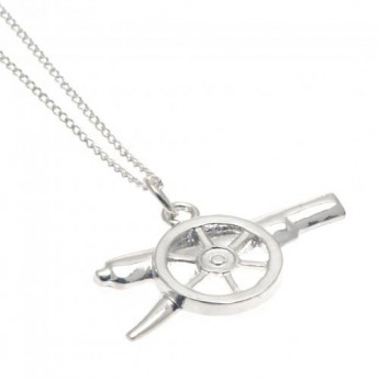 Arsenal naszyjnik z zawieszką Silver Pendant & Chain GN