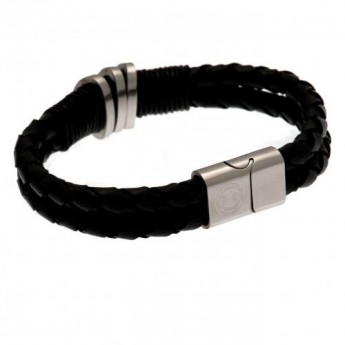 FC Celtic bransoletka skórzana Leather Bracelet